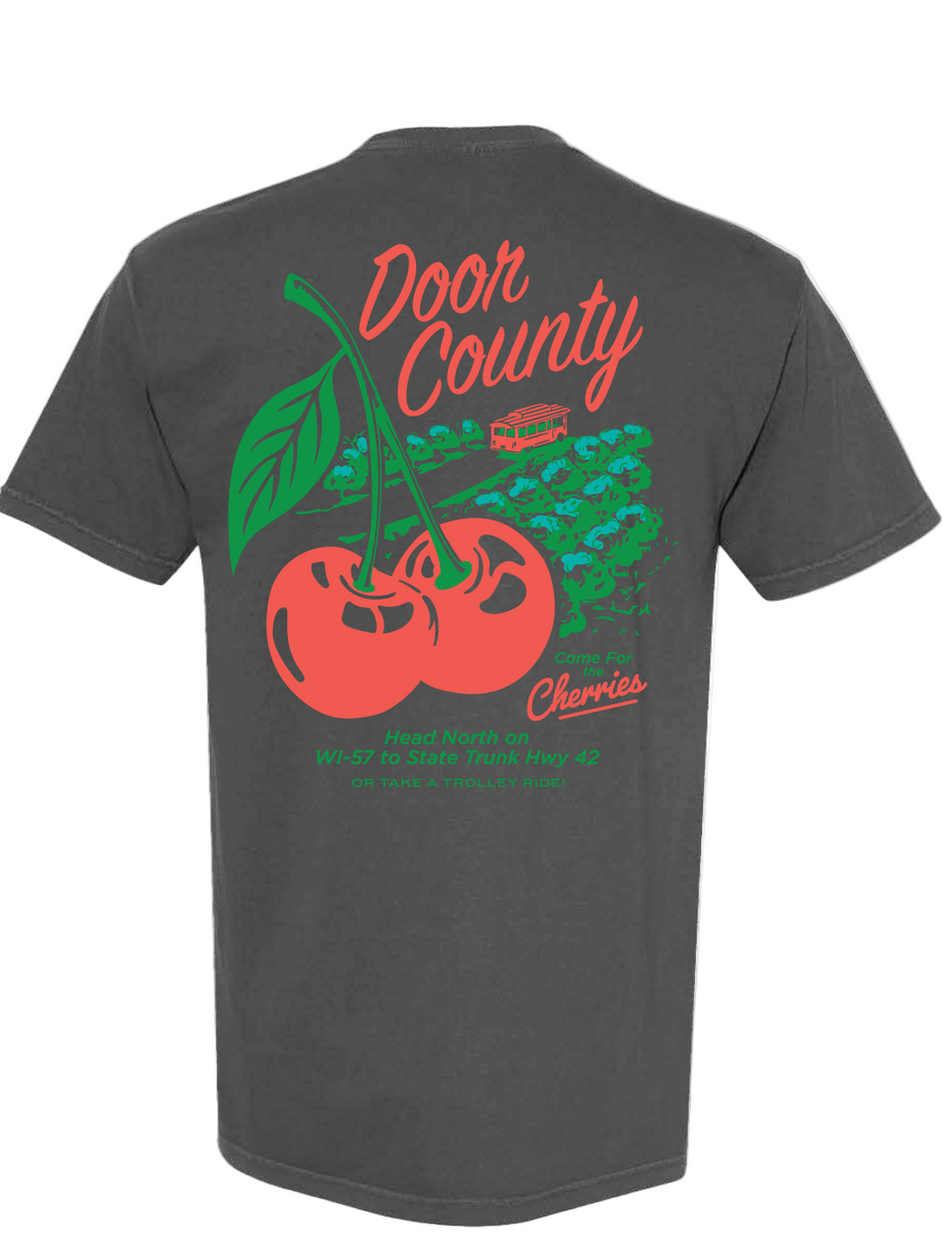 Door County Cherry Tee in Black/Pepper – Zeke's Village Market